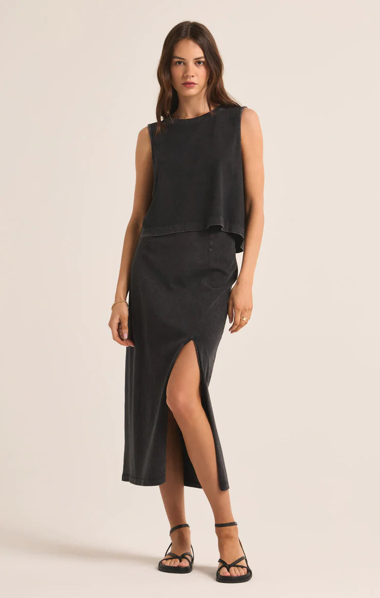 Shilo Knit Skirt in Black - junglefunkrecordings