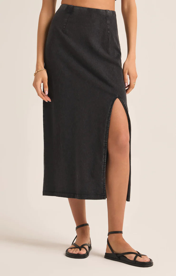 Shilo Knit Skirt in Black - junglefunkrecordings