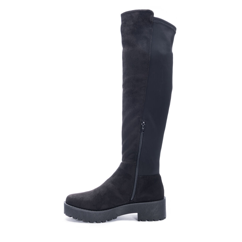 Mabelline Boot in Black Suede - Sophie