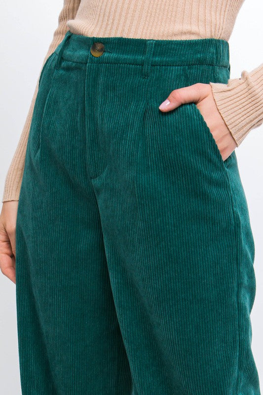 Corduroy Trouser Pants - Sophie
