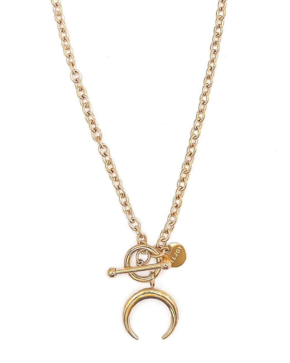 Wesson Moon Toggle Chain Necklace