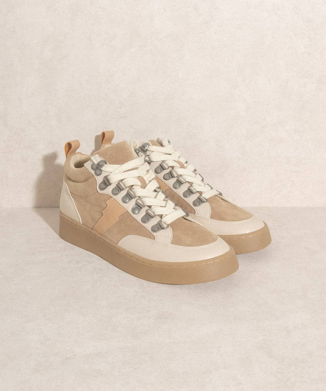 The Kaia Sneaker in Khaki - Sophie