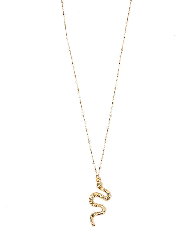 Havu Snake Pendant Necklace