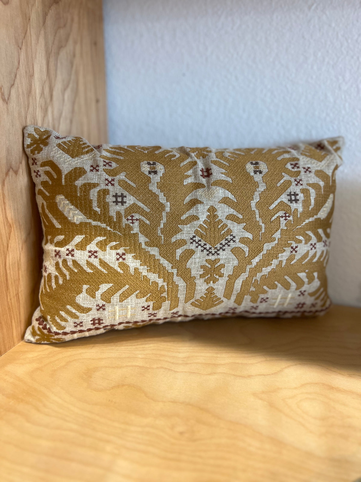 Embroidered Detail Pillow