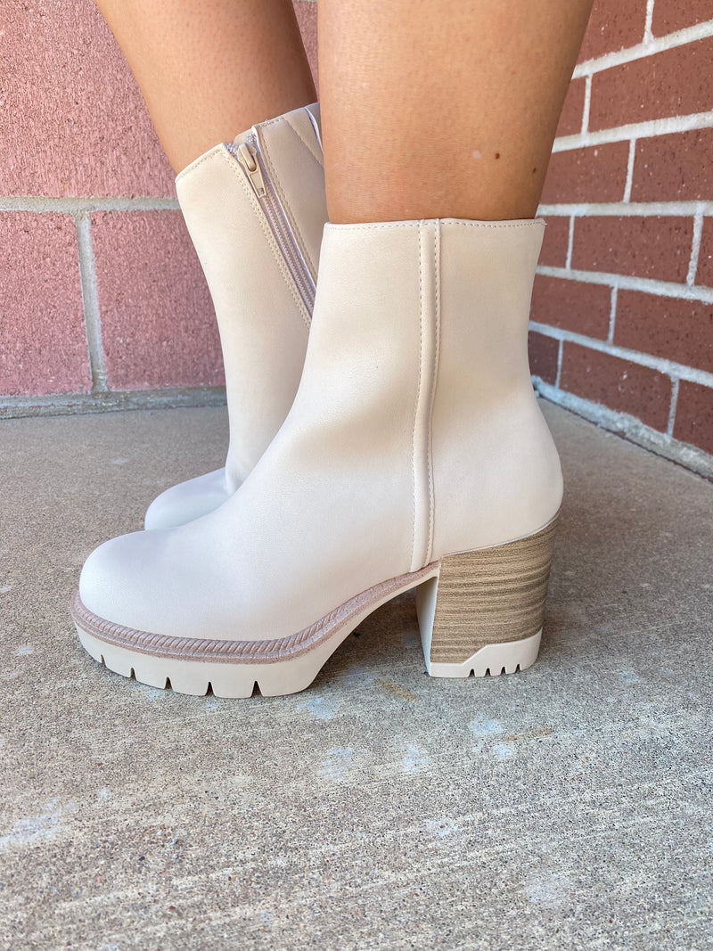 Nathan Lug Sole Booties - Sophie