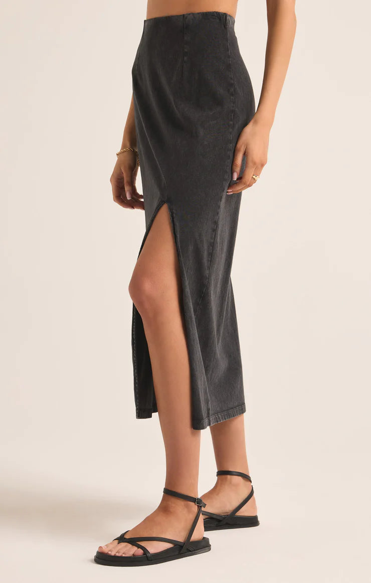 Shilo Knit Skirt in Black