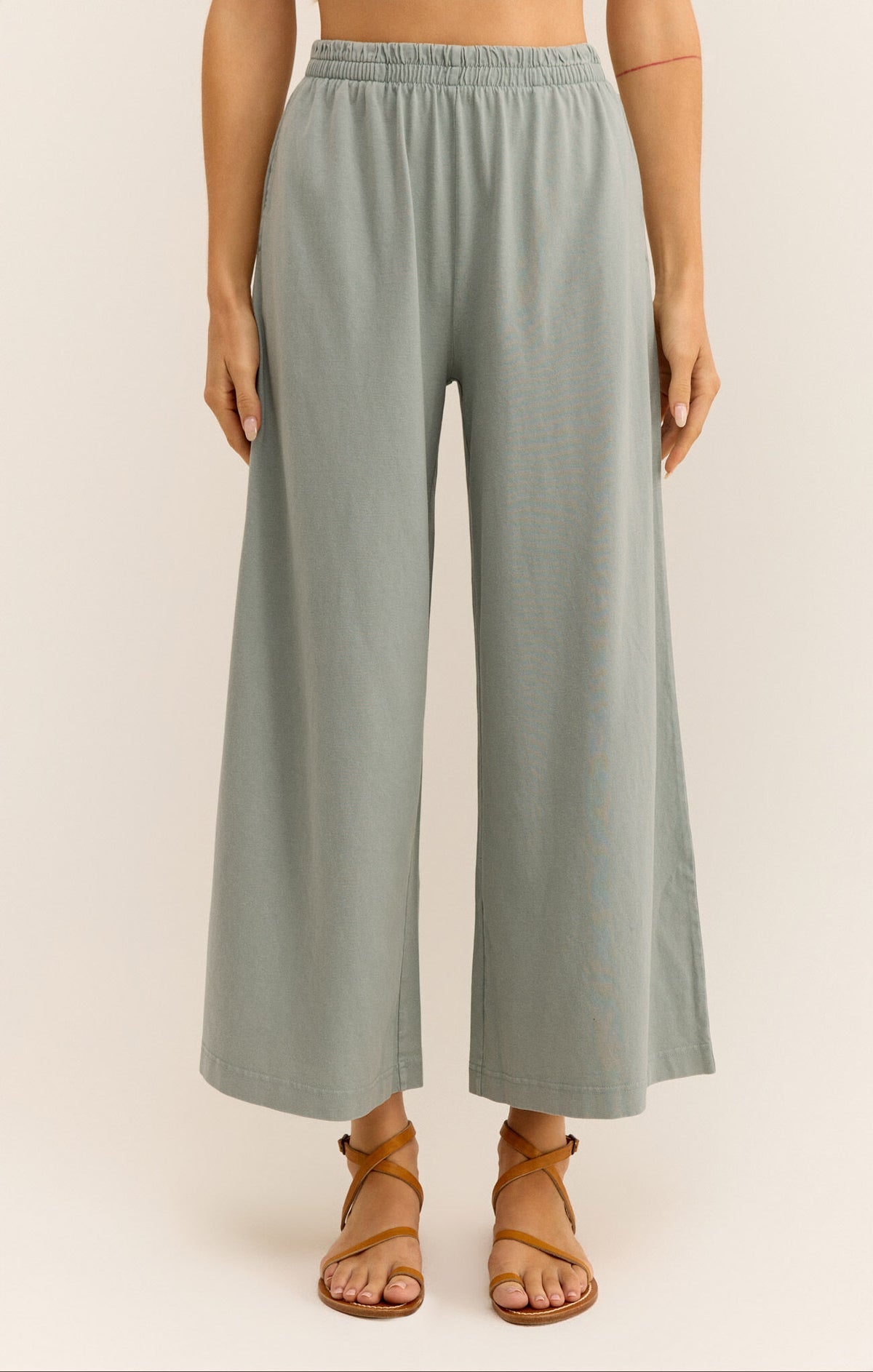 Scout Jersey Flare Pant in Harbor Gray