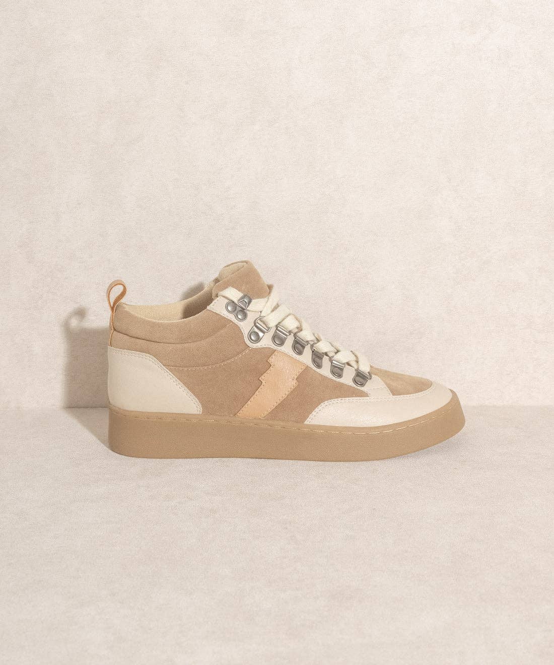 The Kaia Sneaker in Khaki - Sophie