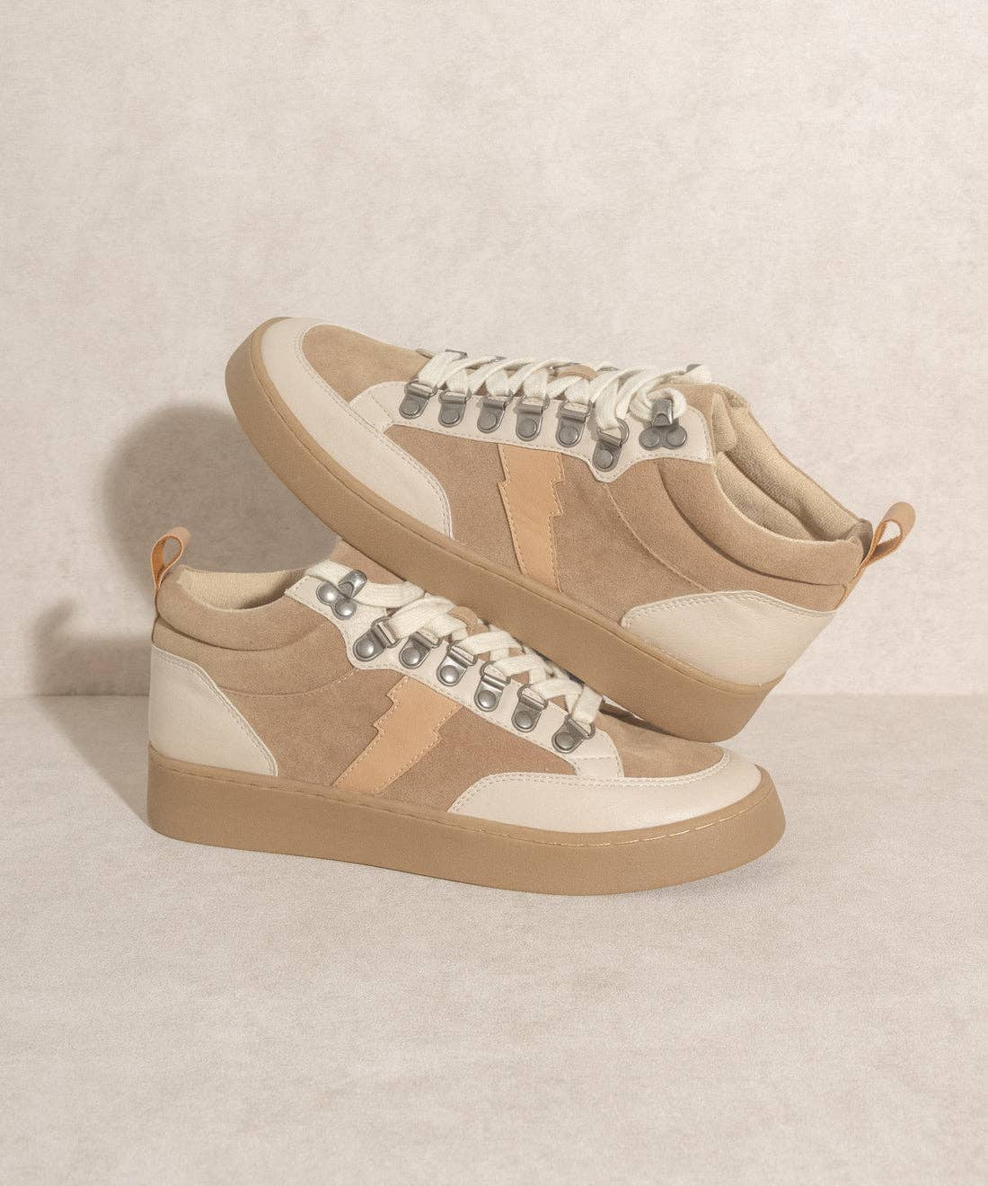 The Kaia Sneaker in Khaki