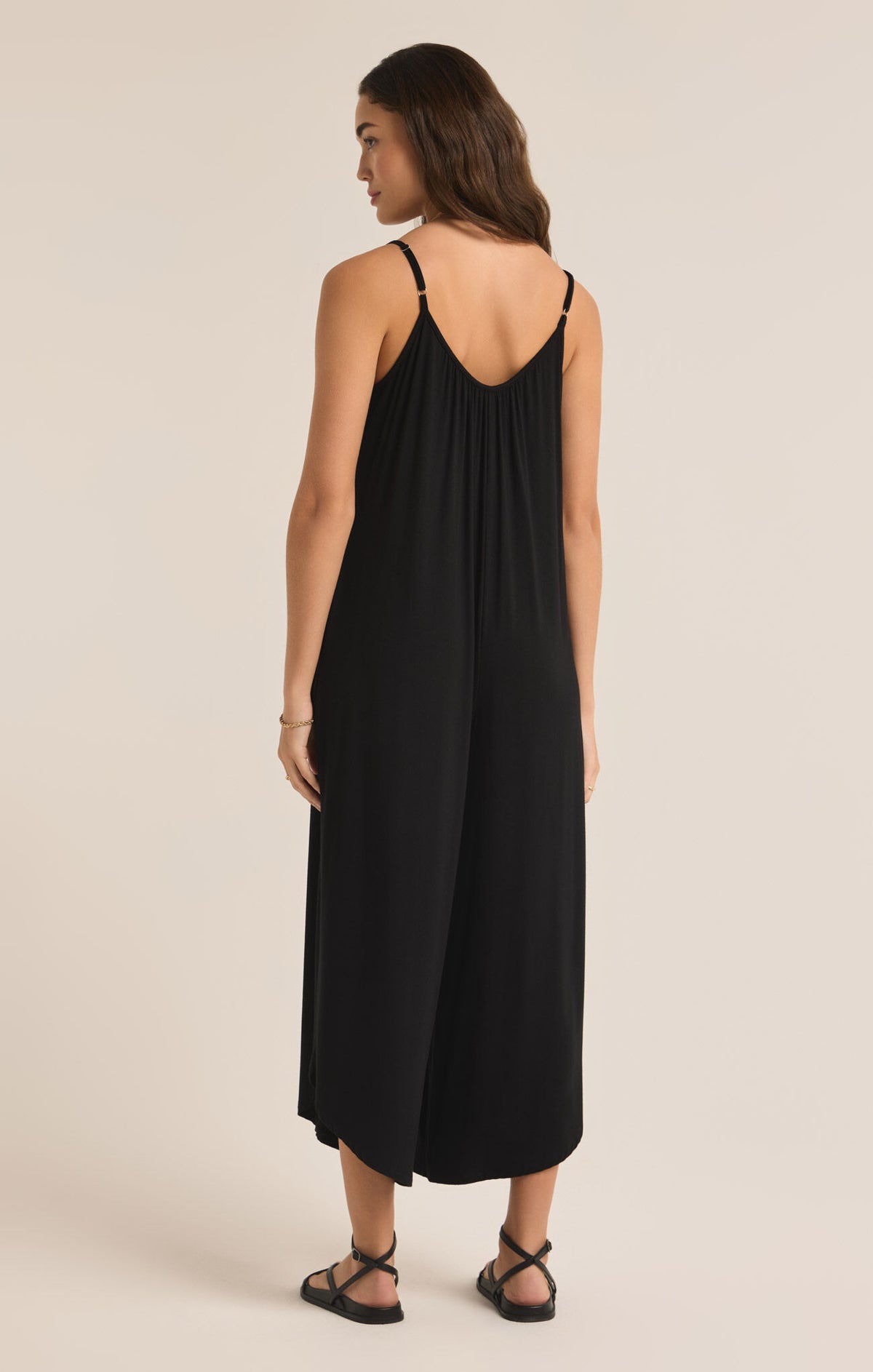 The Flared Jumpsuit in Black